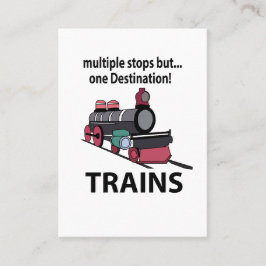 複数の行ストップき先列車を1本ずつ増発 名刺