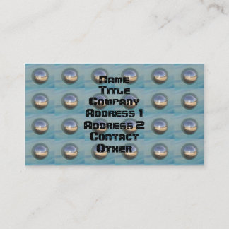 複数の銀球ボールベアリング 名刺