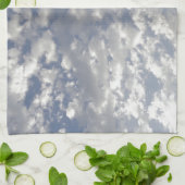 複数の雲、スカイビュー キッチンタオル (折り畳み)