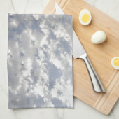 複数の雲、スカイビュー キッチンタオル (四つ折り)