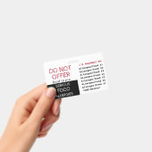 複数の食物アレルギー警告ラベル バッジ (手持ち)