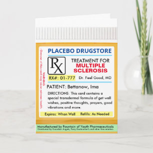 複数のRXの健康のための処方箋 カード