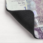 複数は手形の新しいBritish0ポンドのお金を打ち砕きます マウスパッド (コーナー)