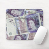 複数は手形の新しいBritish0ポンドのお金を打ち砕きます マウスパッド (マウス)