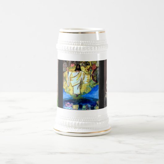 複数イエズス画像カップ ビールジョッキ (中央)