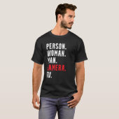 複数カメラ障害 Tシャツ (正面フル)