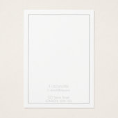 複数シンプルイヤリングライトディスプレイカード (裏面)