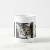 複数パーソナライズされたのペット写真マグカップ コーヒーマグカップ (中央)