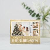 複数フォトハッピーホリデーズバジェットカード (スタンド正面)