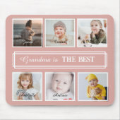 複数フォトマウスパッモダントのおばあちゃんのギフト マウスパッド (正面)