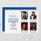 複数フォト卒業パーティー招待状 招待状 (正面/裏面)