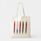 複数ペン トートバッグ (裏面)