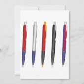 複数ペン 招待状 (正面)