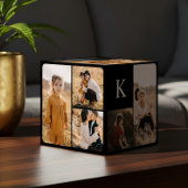 複数ミニマルモダン写真コラージモノグラム フォトキューブ