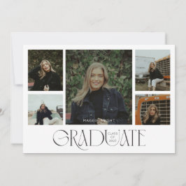 複数写真 2023 年卒業生発表 招待状