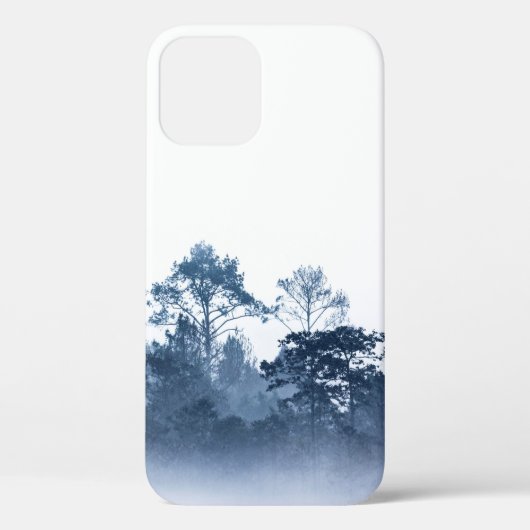 複数層の熱帯雨林のシルエット Case-Mate iPhoneケース (裏面)