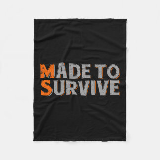 複数生き延び硬化認識度1 フリースブランケット