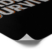 複数生き延び硬化認識度1 ポスター (角)