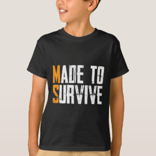 複数生き延び硬化Ms認識度ギフト1 Tシャツ
