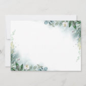 複数結婚の写真の愛と写感謝してい真 招待状 (裏面)