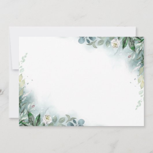 複数結婚の写真の愛と写感謝してい真 招待状 (裏面)