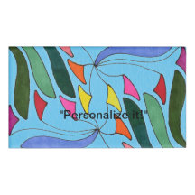 複数色のブレード形状を持つモバイルアート