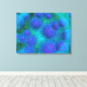 複球菌の顕微鏡的見解 キャンバスプリント (インサイチュ (ウッドフロア))