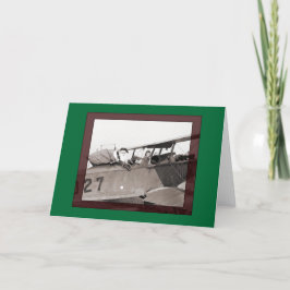 複葉機サンタ シーズンカード