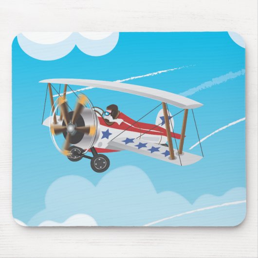 複葉機 マウスパッド (正面)