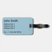 複葉機 ラゲッジタグ (裏面横)