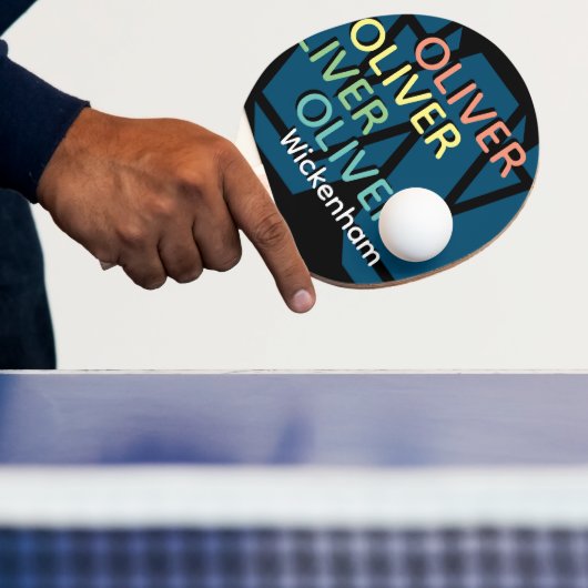 複製モダン色名モノグラム 卓球ラケット (インサイチュ)