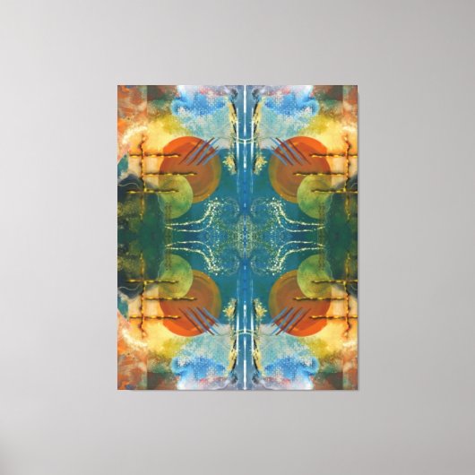 複雑さ10 キャンバスプリント (正面)