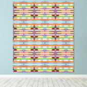 複雑さ4 キャンバスプリント (インサイチュ (ウッドフロア))