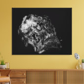 複雑さ/超現実的なスカル キャンバスプリント (インサイチュ (リビング))