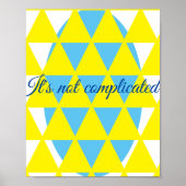 複雑ではない ポスター (正面)
