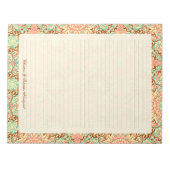 複雑なアラベスク、メモ帳 ノートパッド (正面)