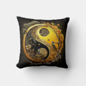 複雑なイエロータイジツインアンドヤコンテンポラリーン クッション (正面)