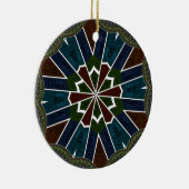 複雑なインスパイア詳細のサリデザイン セラミックオーナメント (右)