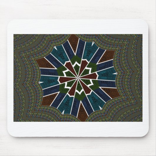 複雑なインスパイア詳細のサリデザイン マウスパッド (正面)