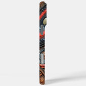 複雑なエイリアンインスパイアデザインバイコズミックテーマ Case-Mate iPhoneケース (裏面 / 右)