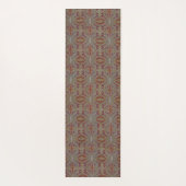 複雑なエドワーディアンペイズリーヨガマット ヨガマット (裏面)