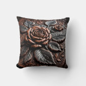 複雑なエレガントバラレリーフ、 浮き彫り彫刻 クッション (正面)