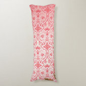 複雑なエレガントフローラpを特徴とする織物デザイン ボディピロー (正面縦)