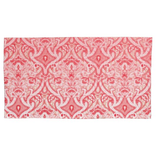 複雑なエレガントフローラpを特徴とする織物デザイン 枕カバー (正面左)