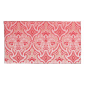 複雑なエレガントフローラpを特徴とする織物デザイン 枕カバー (裏面-右)