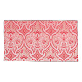 複雑なエレガントフローラpを特徴とする織物デザイン 枕カバー (裏面-左)