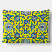 複雑なオットマンテュルキエイズニク花のパターン アクセサリーポーチ (正面)