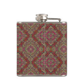 複雑なオリエンタル伝統的ラグのモチーフデザイン フラスク (裏面)