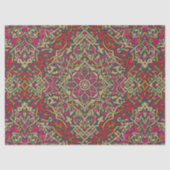 複雑なオリエンタル伝統的ラグのモチーフデザイン 薄葉紙 (正面)