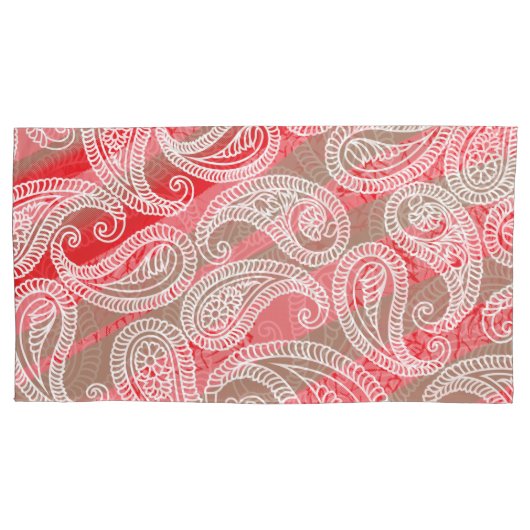 複雑なカラフルパイルを特徴とする繊維デザイン 枕カバー (正面左)